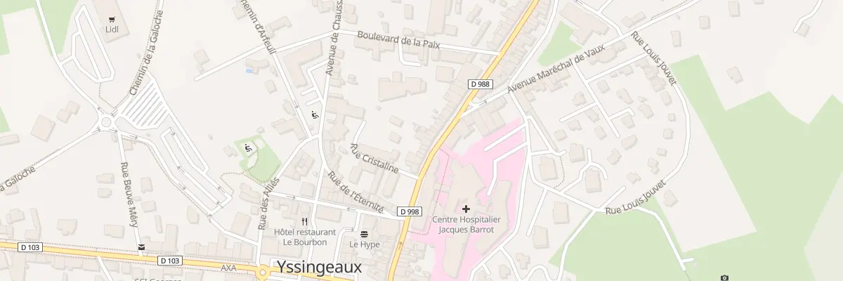 Plan du 39 Av de la Marne à Yssingeaux