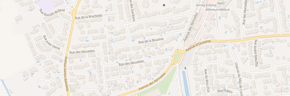 Plan du 160 Rue de la Bouvine à Lunel