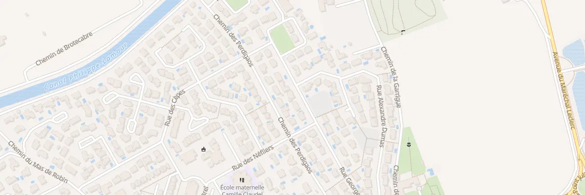 Plan du 240 Rue George Sand à Lunel