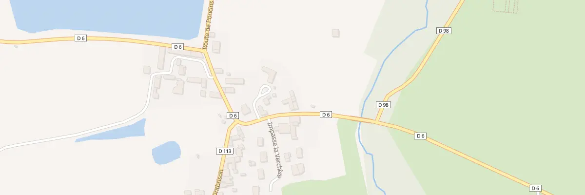 Plan du 93 Rte de Magneux Haute Rive à Mornand-en-Forez