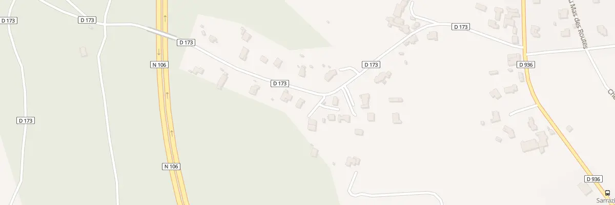 Plan du 411 Rte du Mas des Gardies à Vézénobres