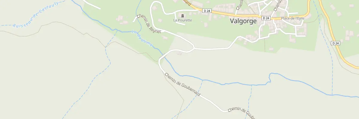 Plan du 5373 Moulin de Reynet à Valgorge