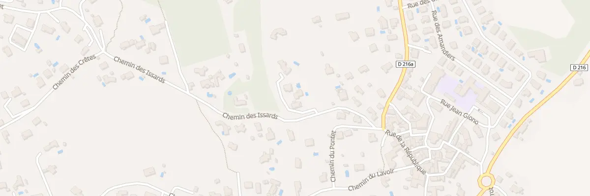 Plan du 11A Che des Issards à Saint-Privat-des-Vieux