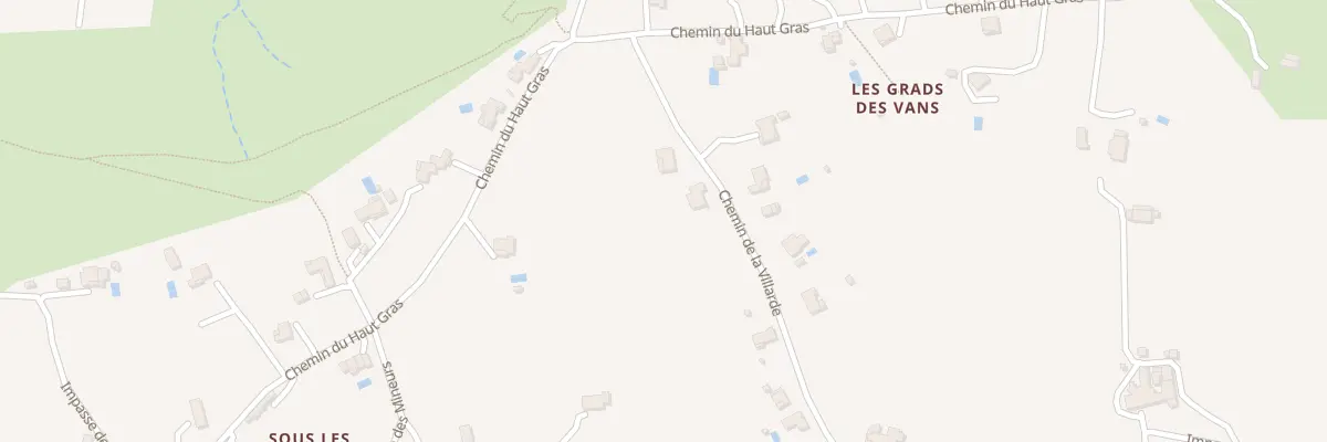 Plan du 136 Che de la Villarde aux Vans