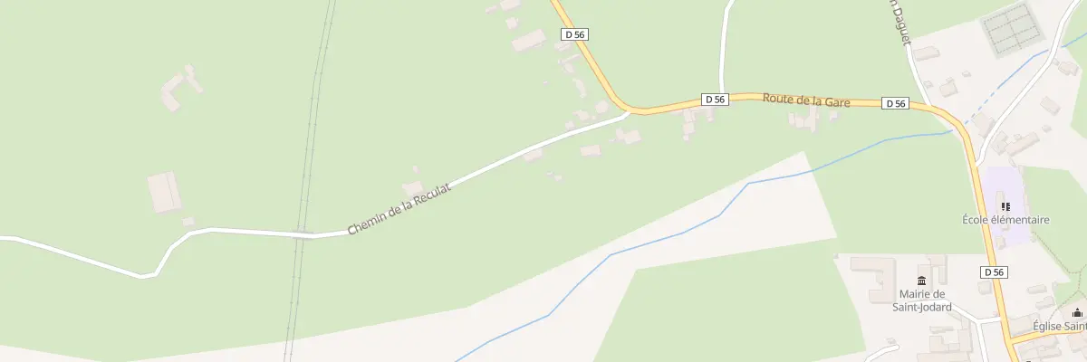 Plan du 87 Chem de la Reculat à Saint-Jodard