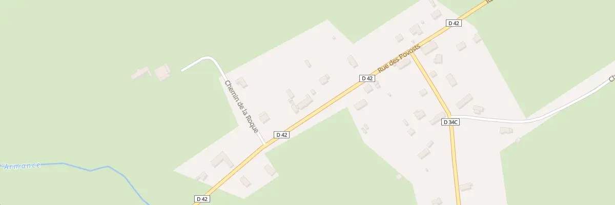 Plan du 48 Rue des Povosts à Chaource