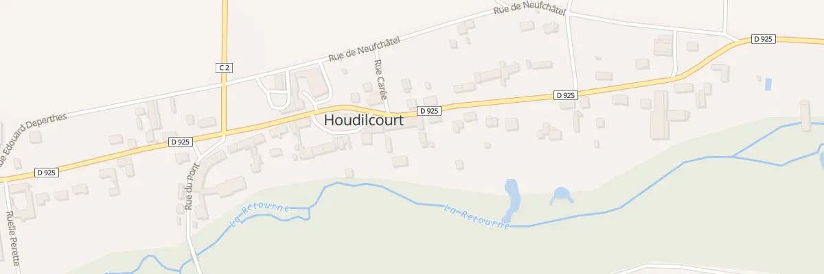 Plan du 5038 Le Village à Houdilcourt