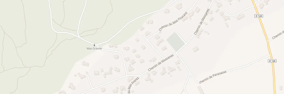 Plan du 85A Che du Mas Foucard à Cassagnoles