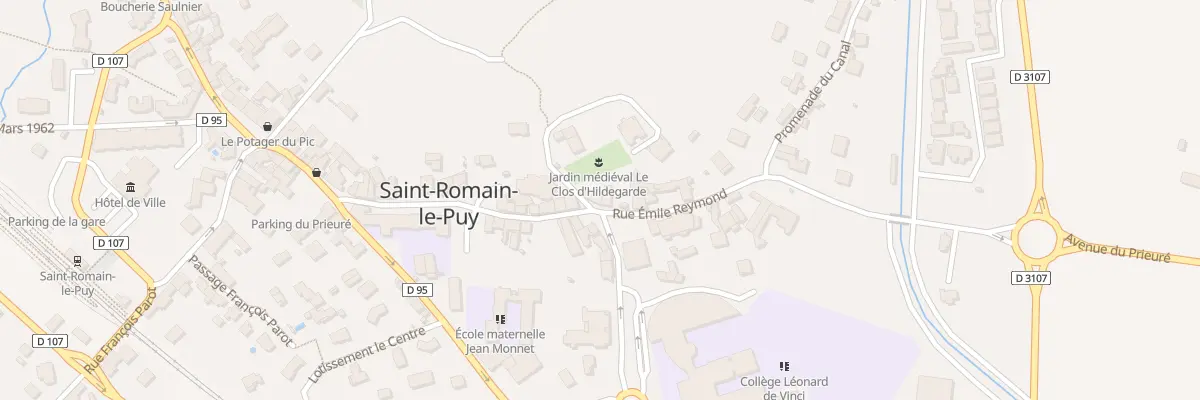 Plan du 43 Rue Emile Reymond à Saint-Romain-le-Puy