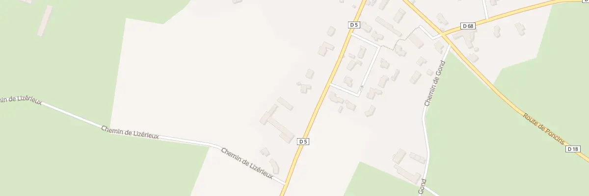 Plan du 280 Rte de Saint-Etienne-le-Molard à Sainte-Foy-Saint-Sulpice
