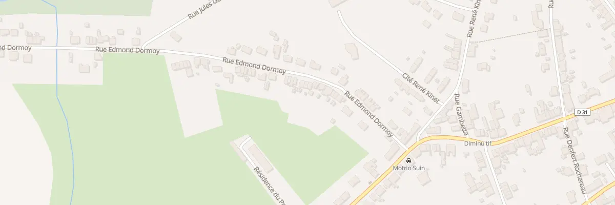 Plan du 13 Rue Edmond Dormoy à Saint-Michel