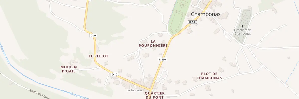 Plan du 5537 La Pouponniere à Chambonas