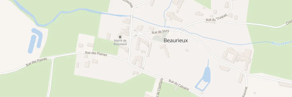 Plan du 4 Vc La Place à Beaurieux