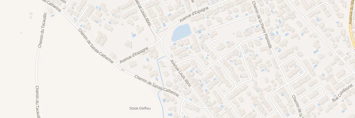 Plan du 551 Av Louis Abric à Lunel