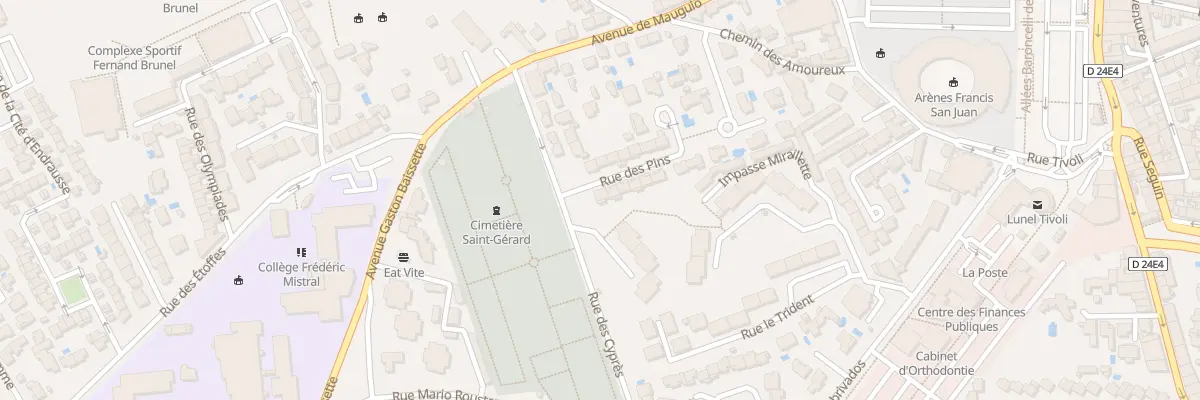Plan du 218 Rue des Pins à Lunel