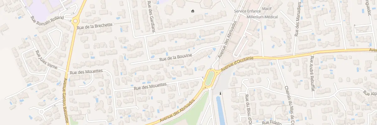 Plan du 104 Rue de la Bouvine à Lunel
