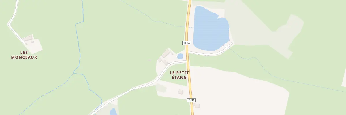 Plan du 418 Rte de Bornat à Poisson
