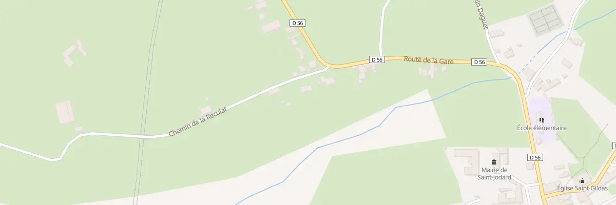 Plan du 37 Chem de la Reculat à Saint-Jodard