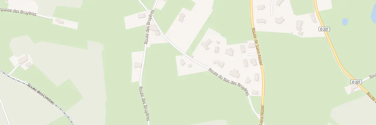 Plan du 890 Rte du Bas des Bruyeres à Fleury-la-Montagne