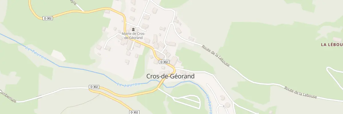 Plan du 5079 Cros de Georand à Cros-de-Géorand