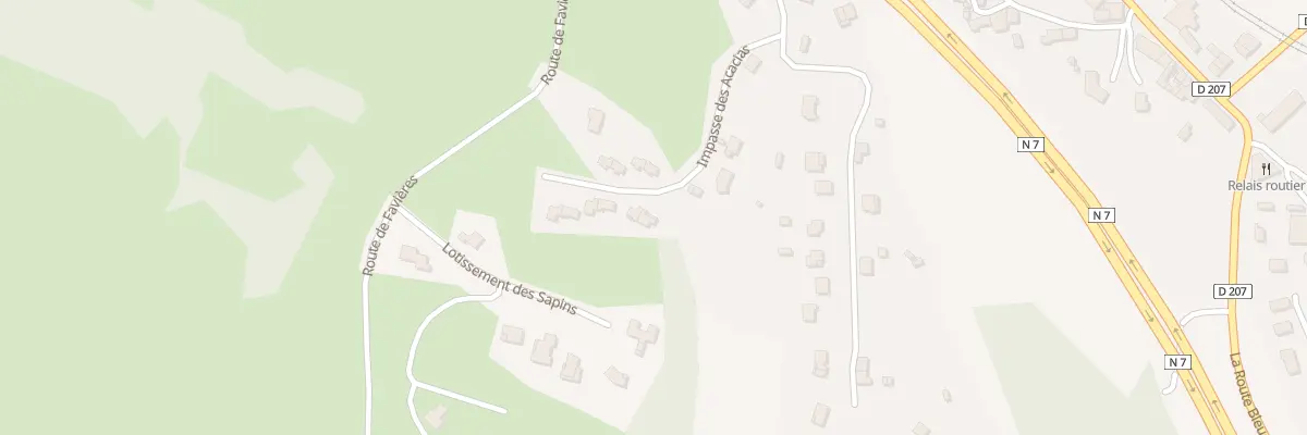 Plan du 7 Imp des Acacias à Saint-Cyr-de-Favières