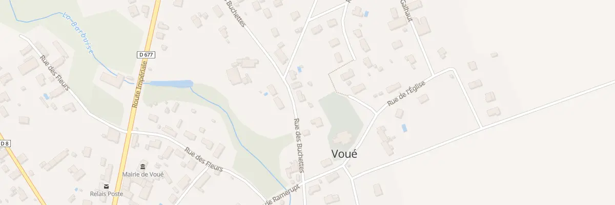 Plan du 22 Rue des Buchettes à Voué
