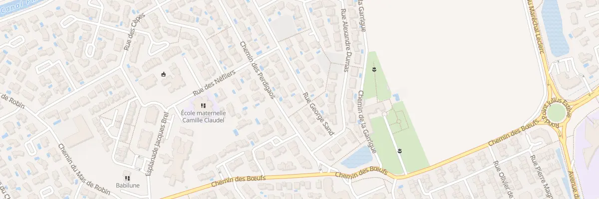 Plan du 90 Rue George Sand à Lunel