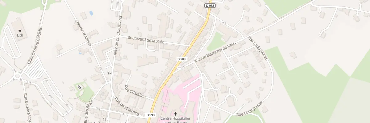 Plan du 26 Av de la Marne à Yssingeaux