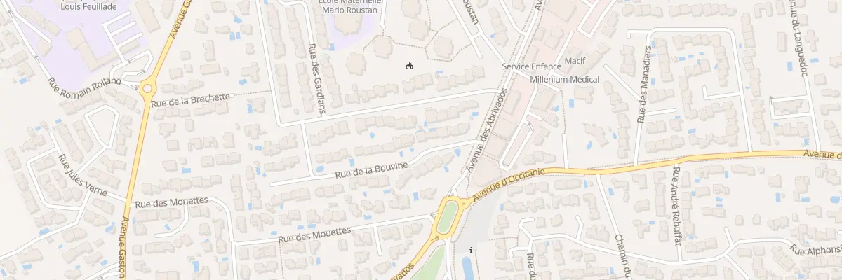 Plan du 61 Rue de la Bouvine à Lunel