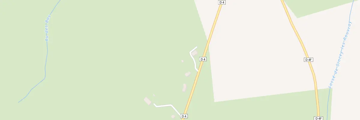 Plan du 9056 En la Couee à Sincey-lès-Rouvray