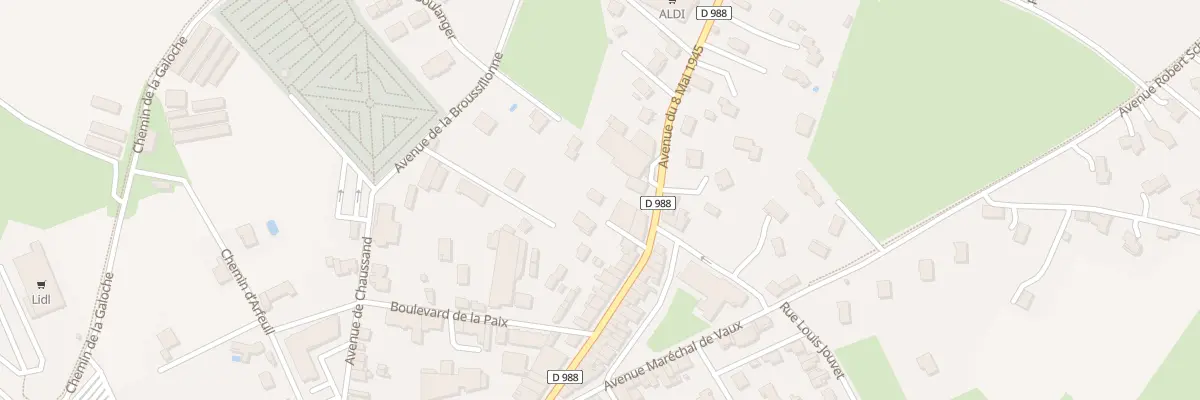 Plan du 95C Av de la Marne à Yssingeaux