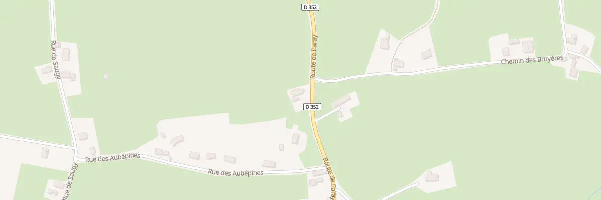 Plan du 790 Rte de Paray à Saint-Vincent-Bragny