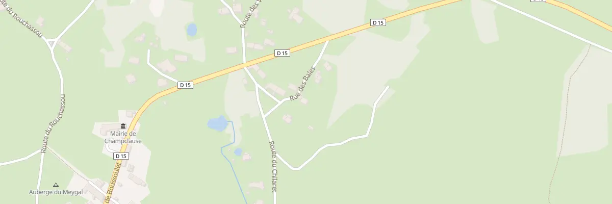 Plan du 5122C Boussoulet à Champclause