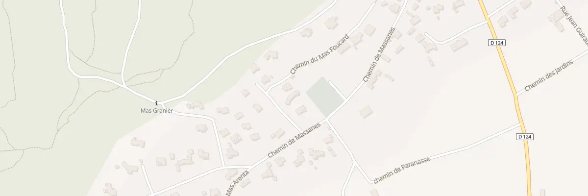 Plan du 44 Che du Mas Foucard à Cassagnoles