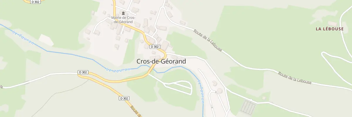 Plan du 5086 Cros de Georand à Cros-de-Géorand