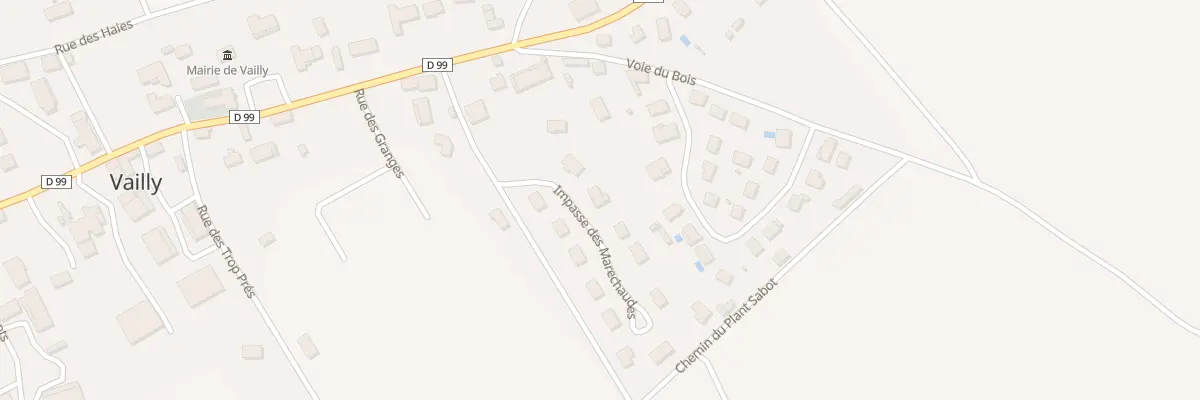 Plan du 12 Rue des Maréchaudes à Vailly