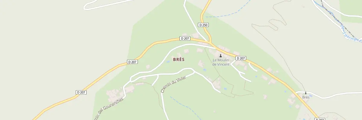 Plan du 6171 Pas A Bres à Payzac
