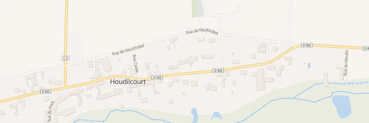 Plan du 5025 Le Village à Houdilcourt