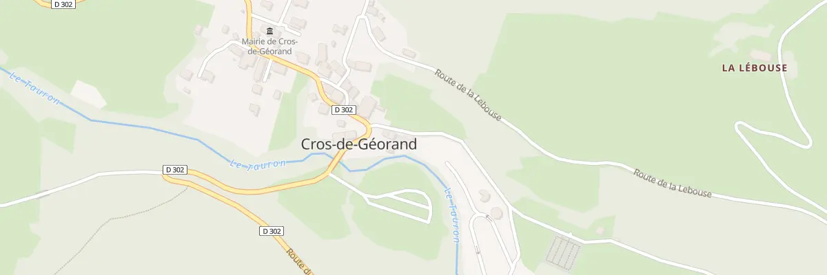 Plan du 5087 Cros de Georand à Cros-de-Géorand
