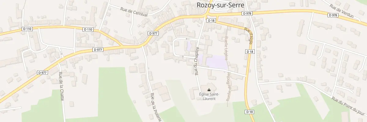Plan du 98 Rue du Collège à Rozoy-sur-Serre