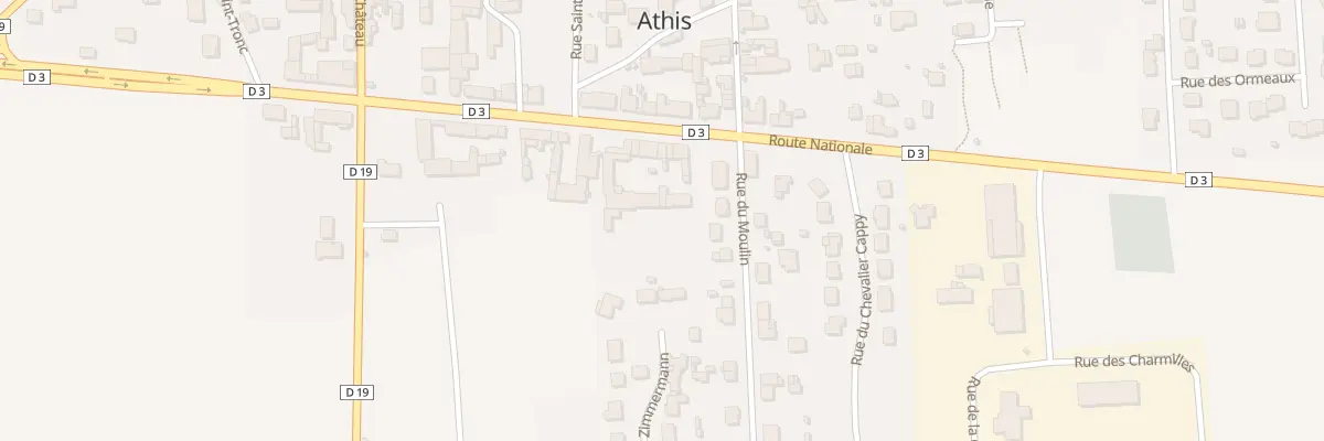 Plan du 38 Rte Nationale à Athis