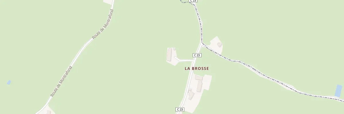 Plan du 735 Che de la Brosse à Saint-Didier-en-Brionnais