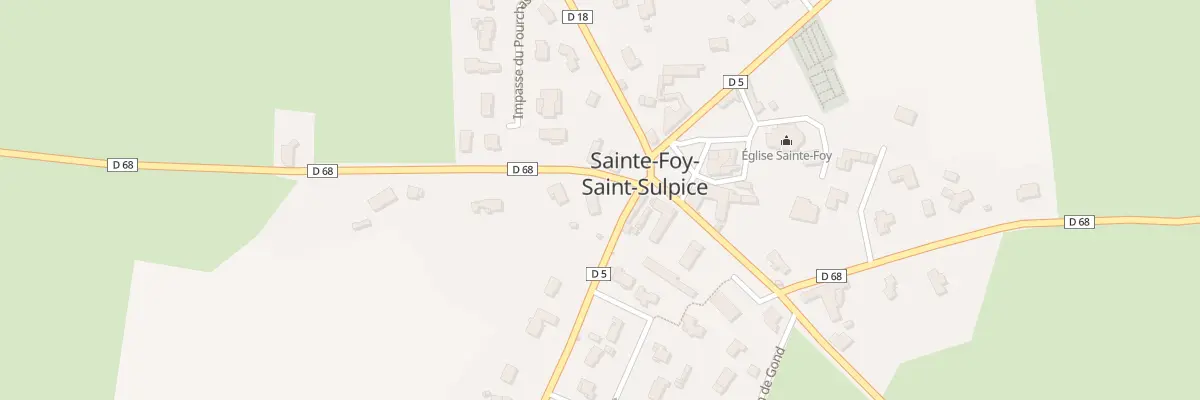 Plan du 54 Rte de Saint-Etienne-le-Molard à Sainte-Foy-Saint-Sulpice