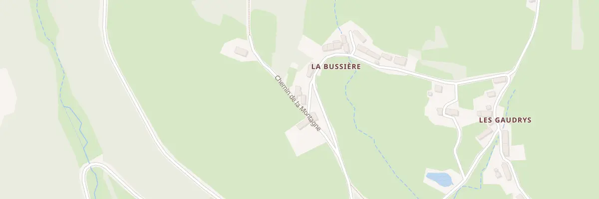 Plan du 34 Che de la Montagne à Anost