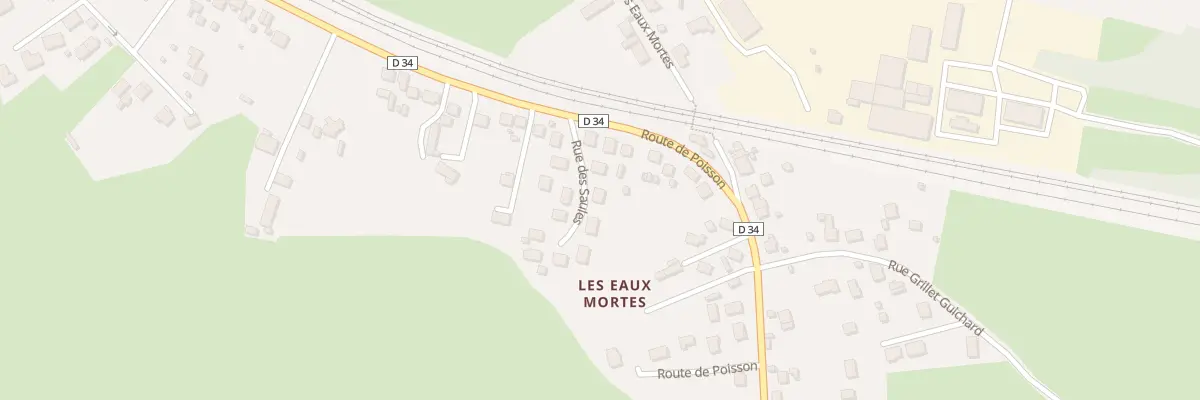 Plan du 5 Rue des Saules à Paray-le-Monial