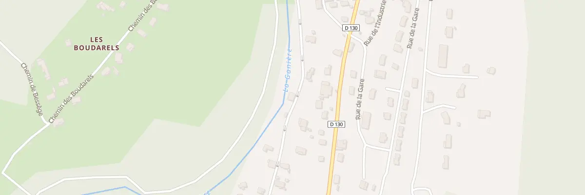 Plan du 402 Rive de la Ganière à Gagnières