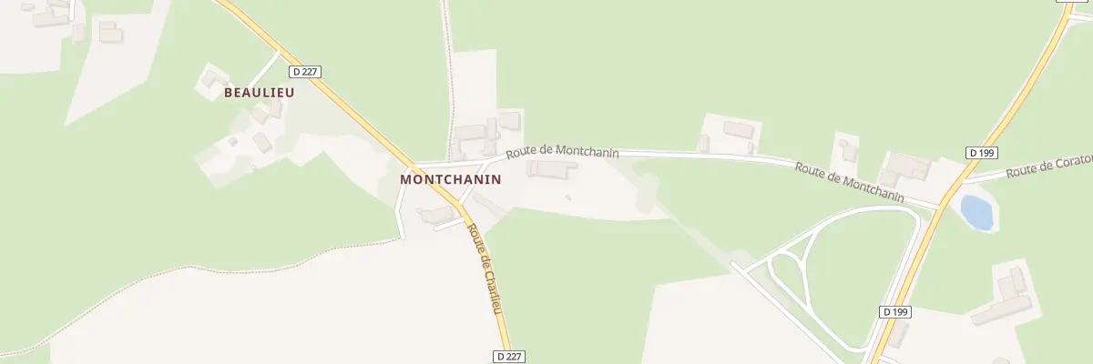 Plan du 66 Rte de Montchanin à Fleury-la-Montagne