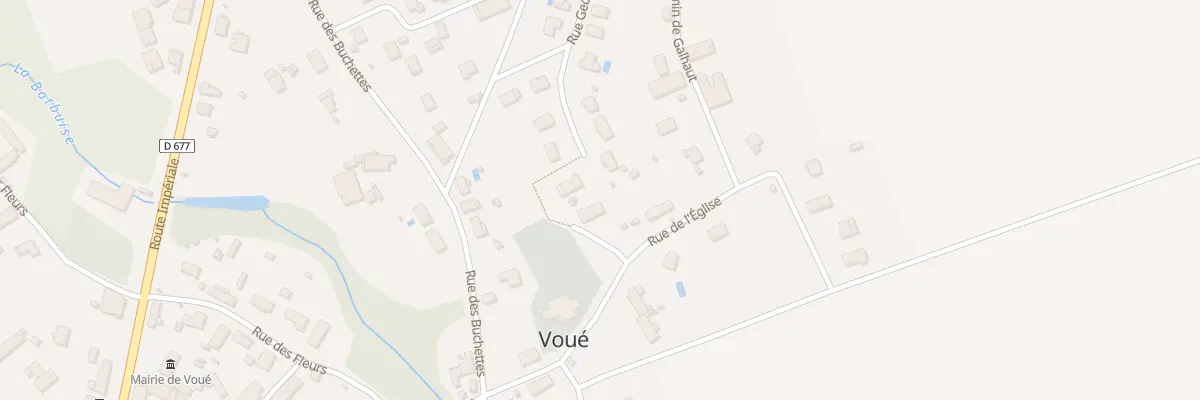Plan du 2 Rle aux Moines à Voué