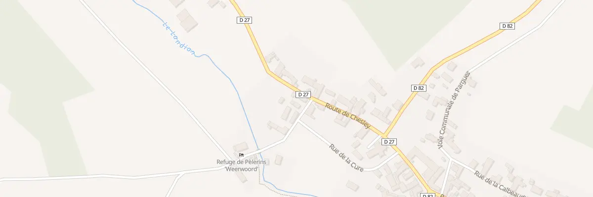 Plan du 2 Che de la Grande Montée à Étourvy