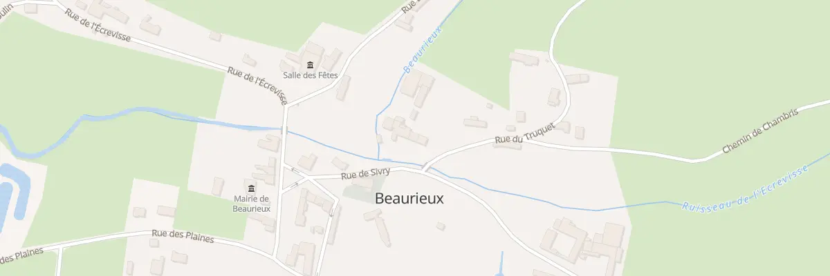 Plan du 99 Rue de Sivry à Beaurieux